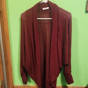 Sheer Rounded Bottom Cardigan